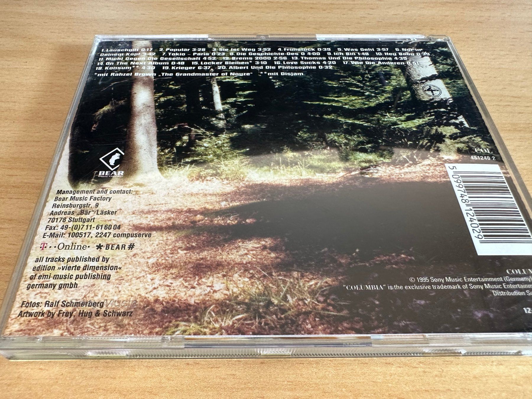 CD: Die Fantastischen Vier – Lauschgift – Usato da Rikon im Tösstal venduto da Alpenmutz 1