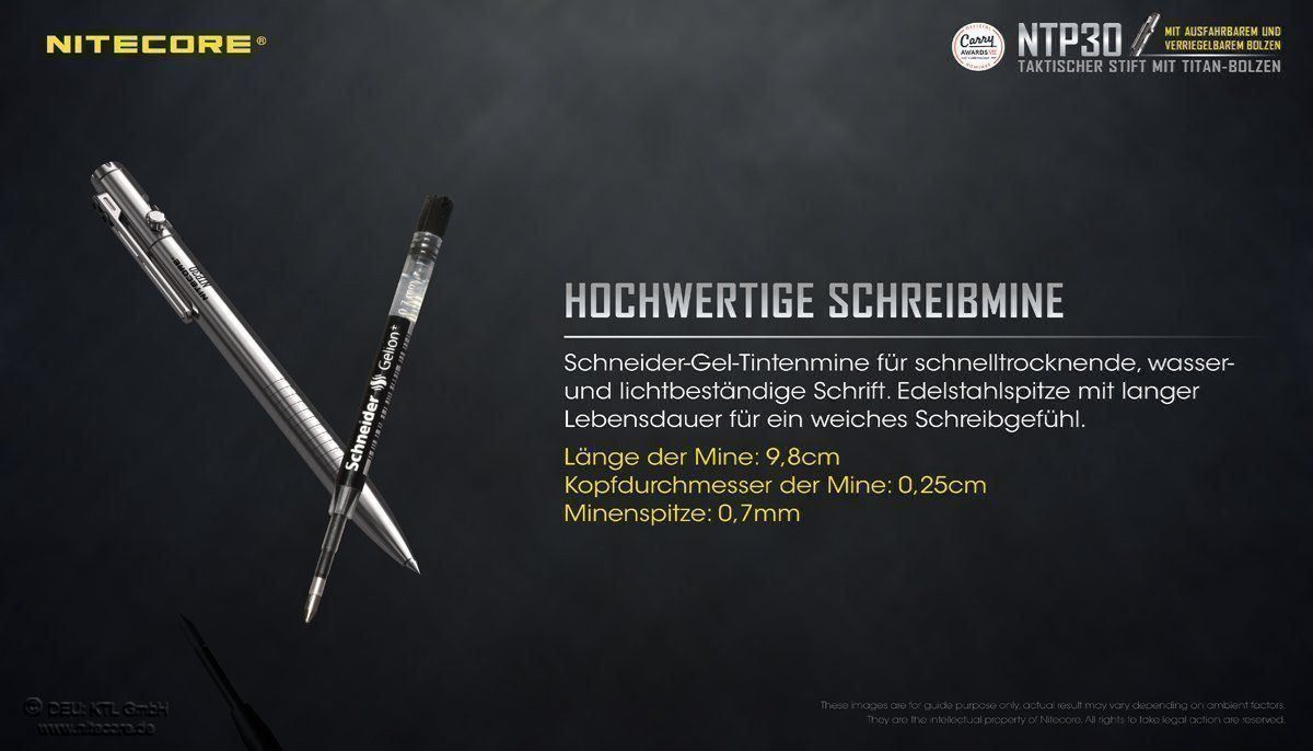 Penna & Evidenziatori: NiteCore Titan Pen NTP30 – Nuovo e nell'imballaggio originale da Grüningen venduto da Prolumin 6
