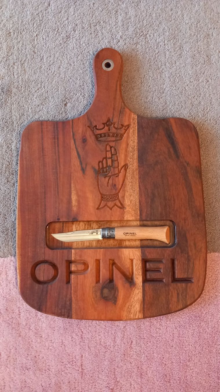 Opinel Coltelli tascabile: Collector! Planche Opinel + couteau – Nuovo (secondo la descrizione) da Monthey venduto da Faragon