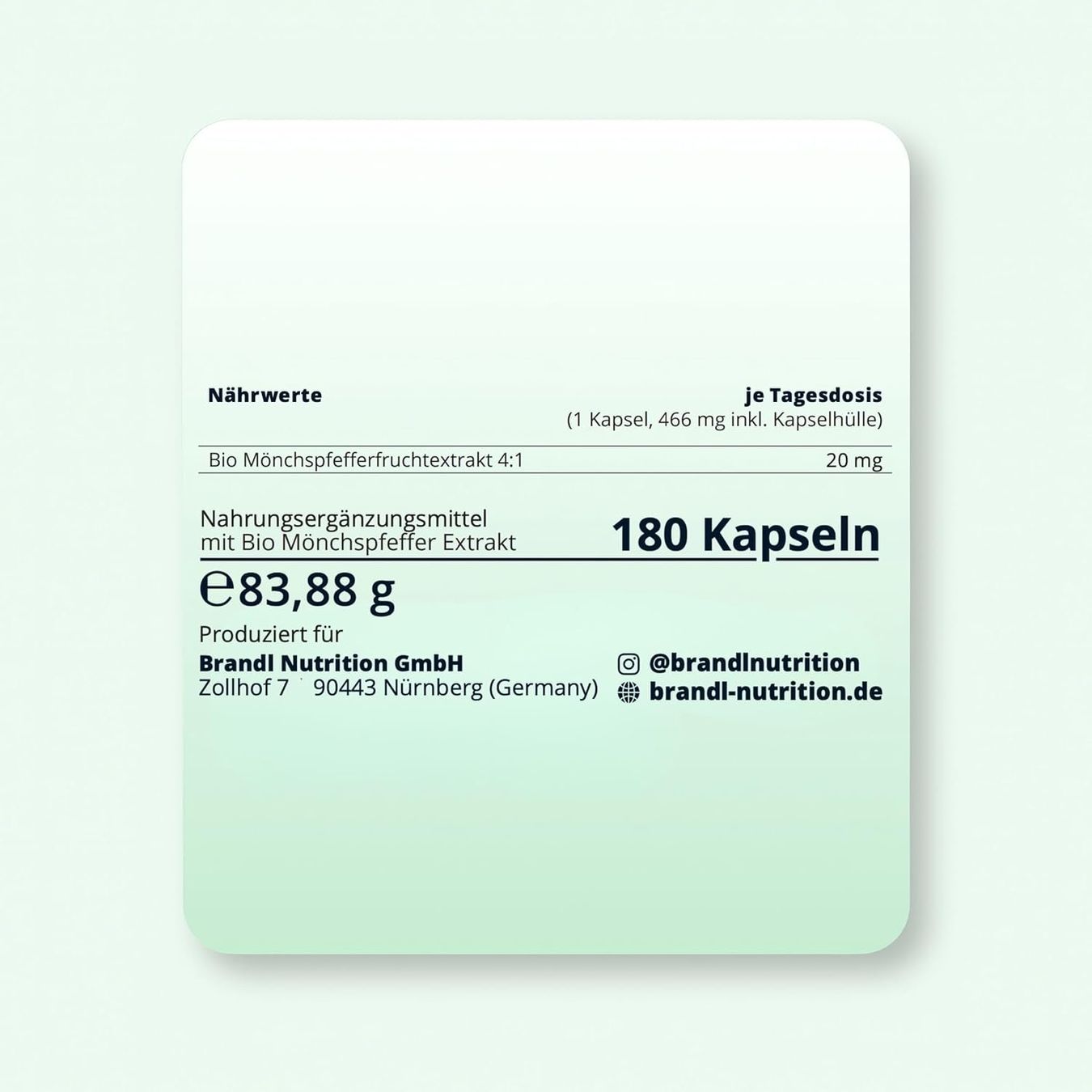 Cibi & Specialità: BIO Mönchspfeffer 20mg 180 Kapseln Vegan – Nuovo e nell'imballaggio originale da Suhr venduto da TradeMasters 5