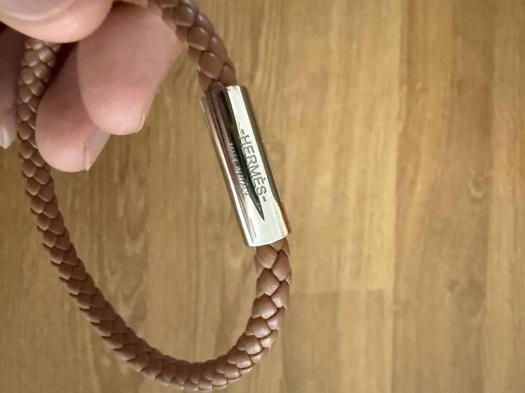 Hermès Bracciali & Braccialetti: Bracelet Hermes cuir marron – Usato da Genève venduto da jeancharlesdoppler 2
