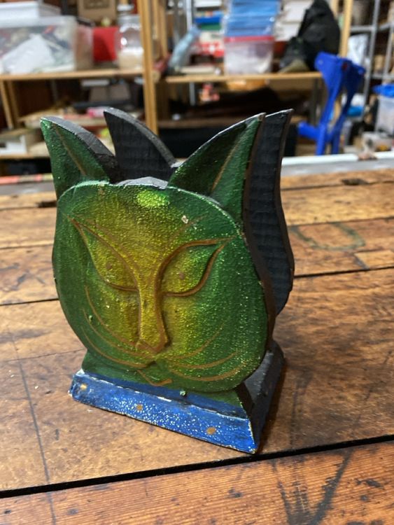 Lilu® Lupo Della Foresta Con Cuore Luminoso | Figura In Legno Dipinta A Mano | Giocattolo In Legno Certificato FSC E Sicuro Per Bambini - 2
