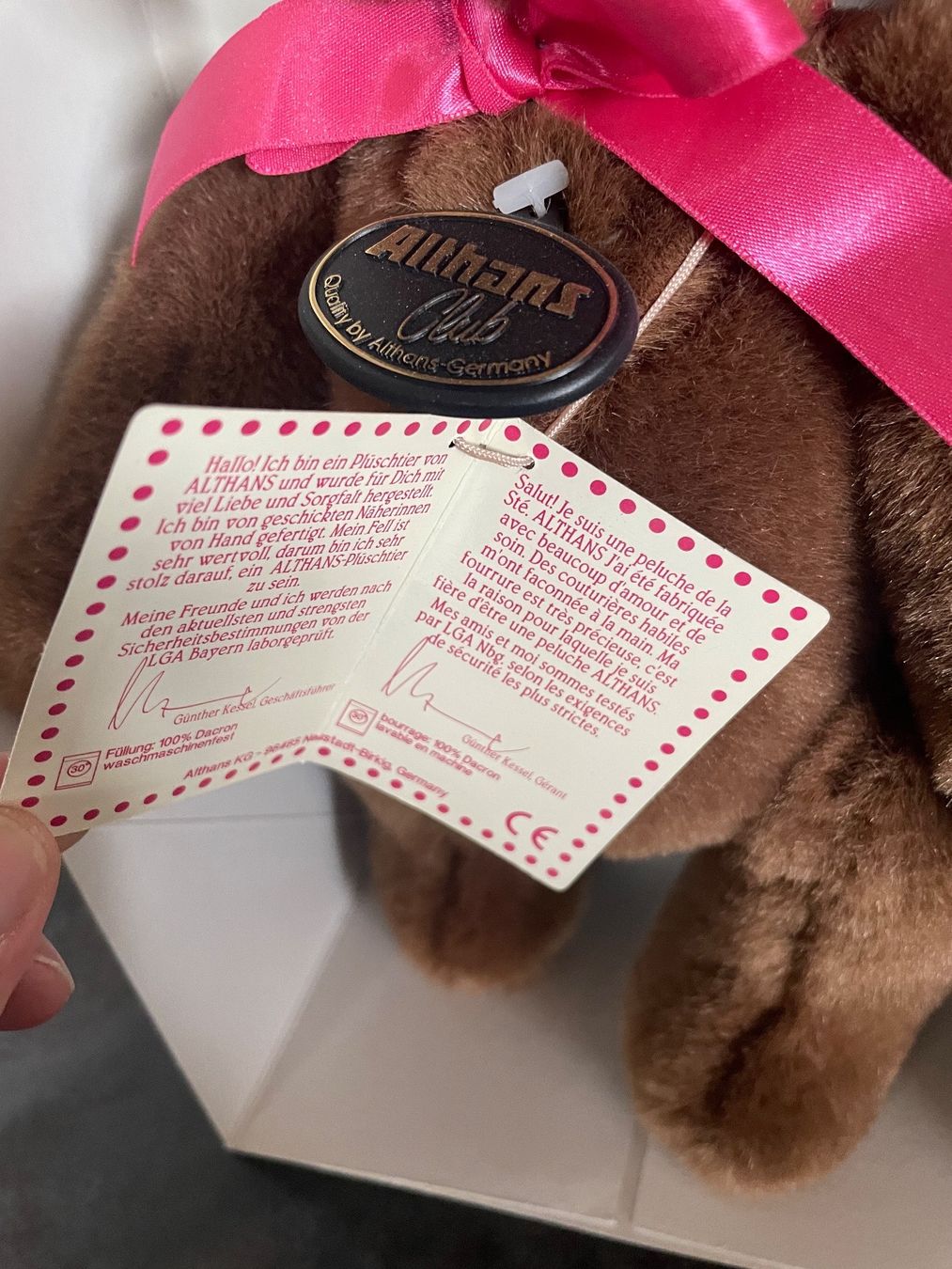 Spielzeuge: Teddy Bear Vintage Sammy Althans Club – Neu (gemäss Beschreibung) aus Vallamand von Bricbracbroc82 8
