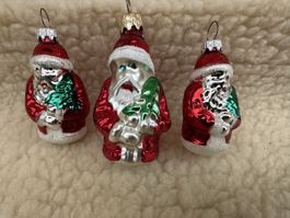 Glaskugel Weihnachtsmann 