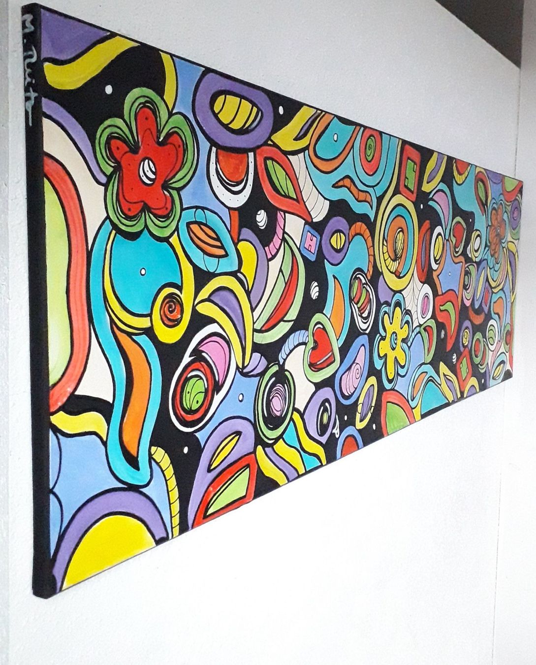 Dipinti: Gemälde Pop Art Springtime Künstlerin: Manuela Reitz – Nuovo e nell'imballaggio originale da Balve venduto da Manu_1303 6