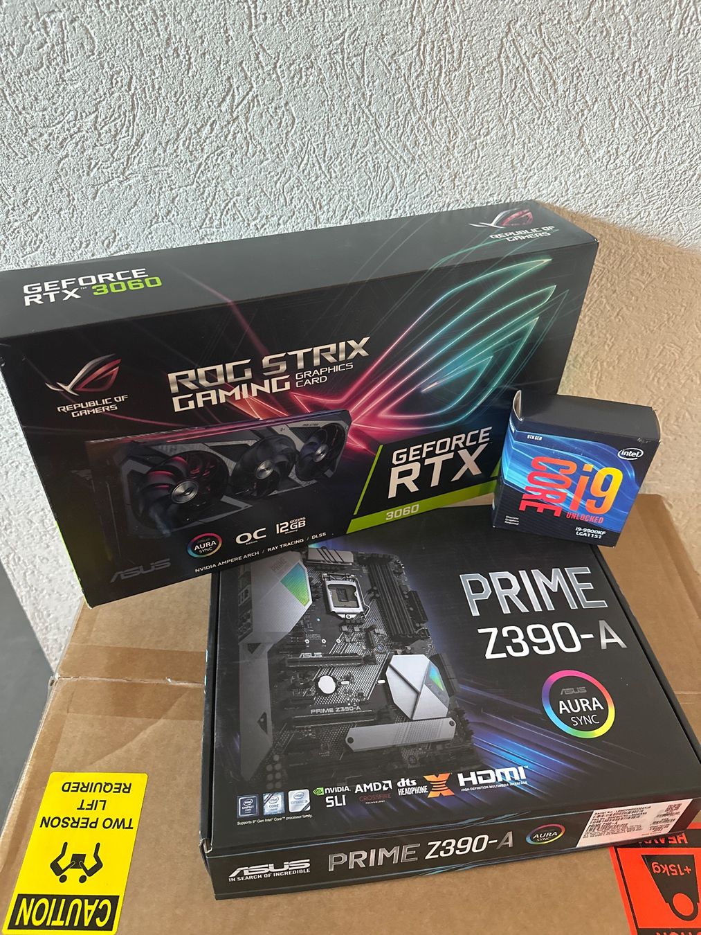 PC: Gaming starterset für einen eigenen Pc bau – Usato da Langnau i. E. venduto da gianri01