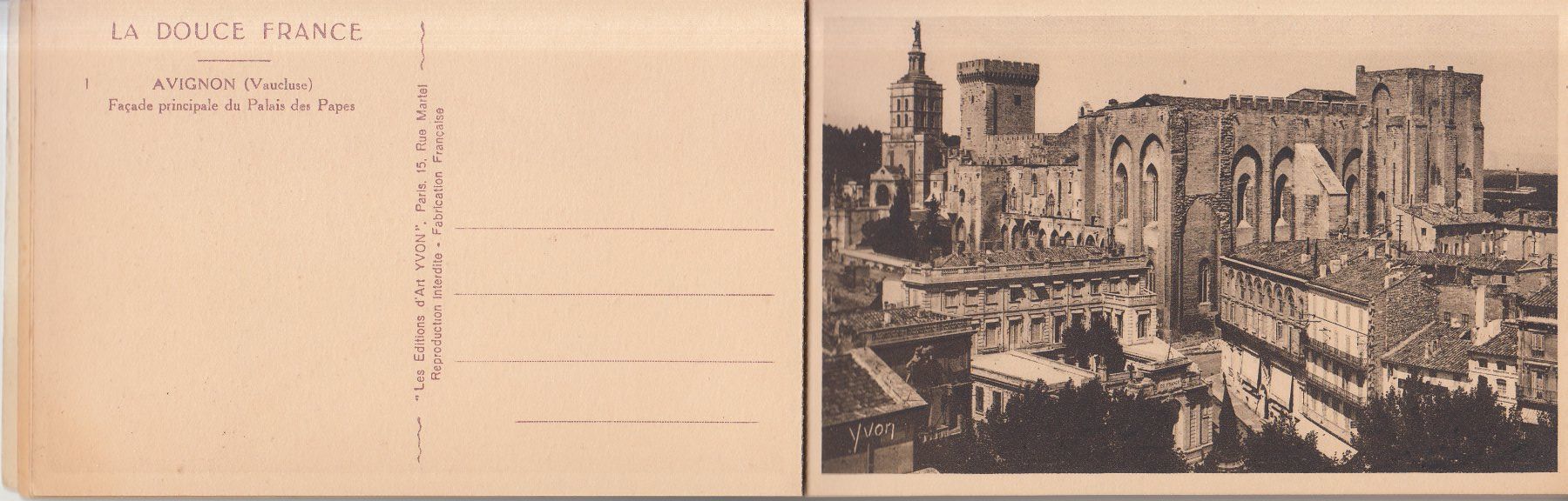 Ansichtskarten: Avignon, AK-Büchlein mit 19 Karten 1935 – Gebraucht aus Bürglen TG von StampGraf 5