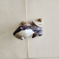 Marmor glanz geschliffen Frosch Figur
