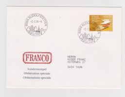 Enveloppe oblitération spéciale 1990