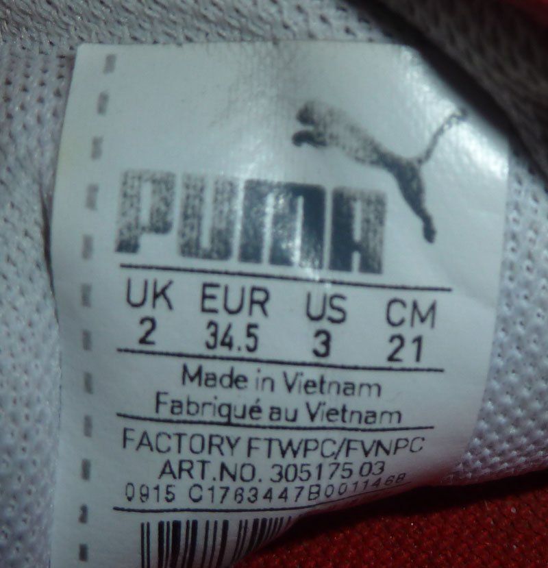 Puma Scarpe da uomo: Turnschuhe Puma Gr 34.5 – Usato da Ruggell venduto da Btt 2