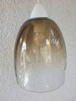 Herrliche Vintage Pendelleuchte Rauchglas Space Age 70er 