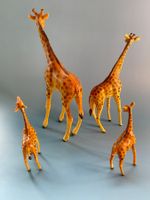 4x Figur Tier Tiere Zoo Safari Giraffe Giraffen Marke AAA