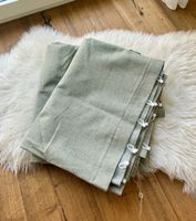 Blackout curtains in olive green