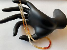Kette, Feueropal, Länge 40cm, (1)