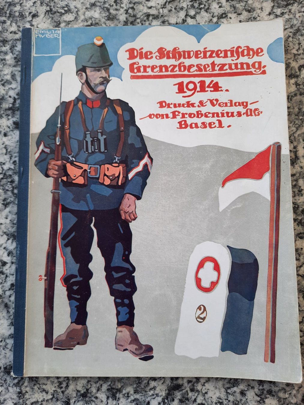Libri: Die Schweizerische Grenzbesetzung 1914 – Usato da Ruswil venduto da Sammlergeist