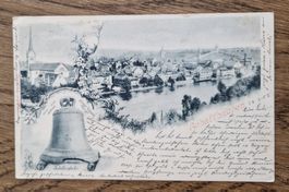 Schaffhausen, Schillers Glocke 1902, n. Thun z. Frl. Mürner
