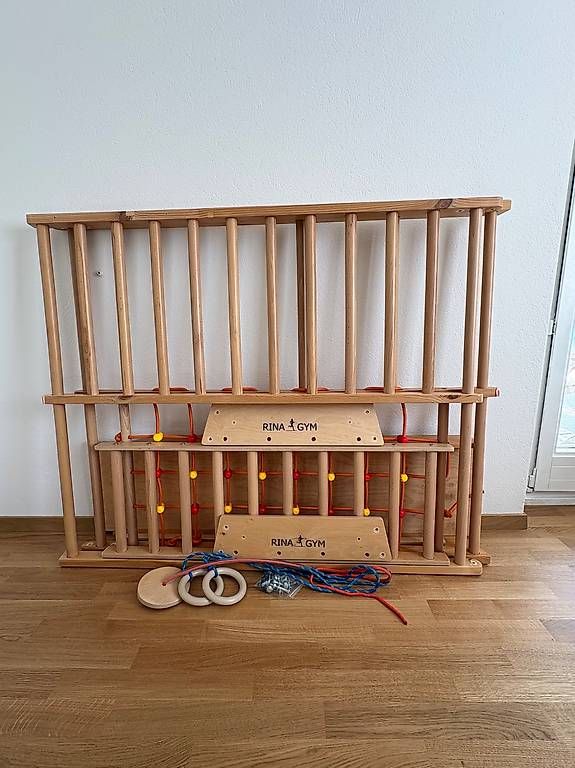 Pareti & prese d'arrampicata: RINAGYM Indoor Spielplatz aus Holz – Usato da Effretikon venduto da put_vf27 4