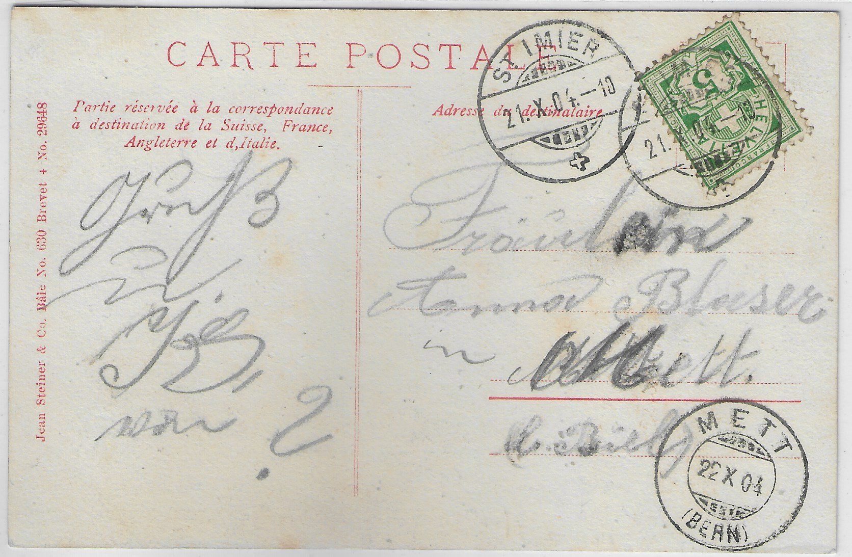 Cartes postales: St. Imier - Multiview 1904 – D'occasion à Ettingen par Kartenplanet 1