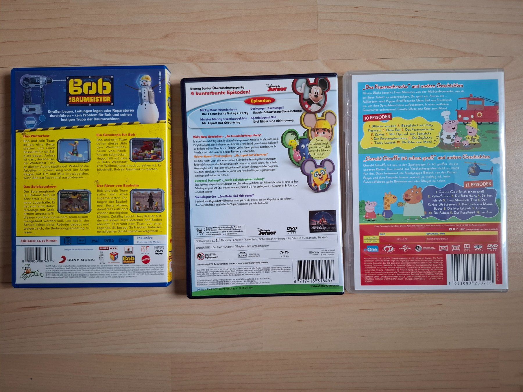 Tutti i DVDs: 3 stk. Kinder - DVD – Usato da Oberurnen venduto da rotty80 2