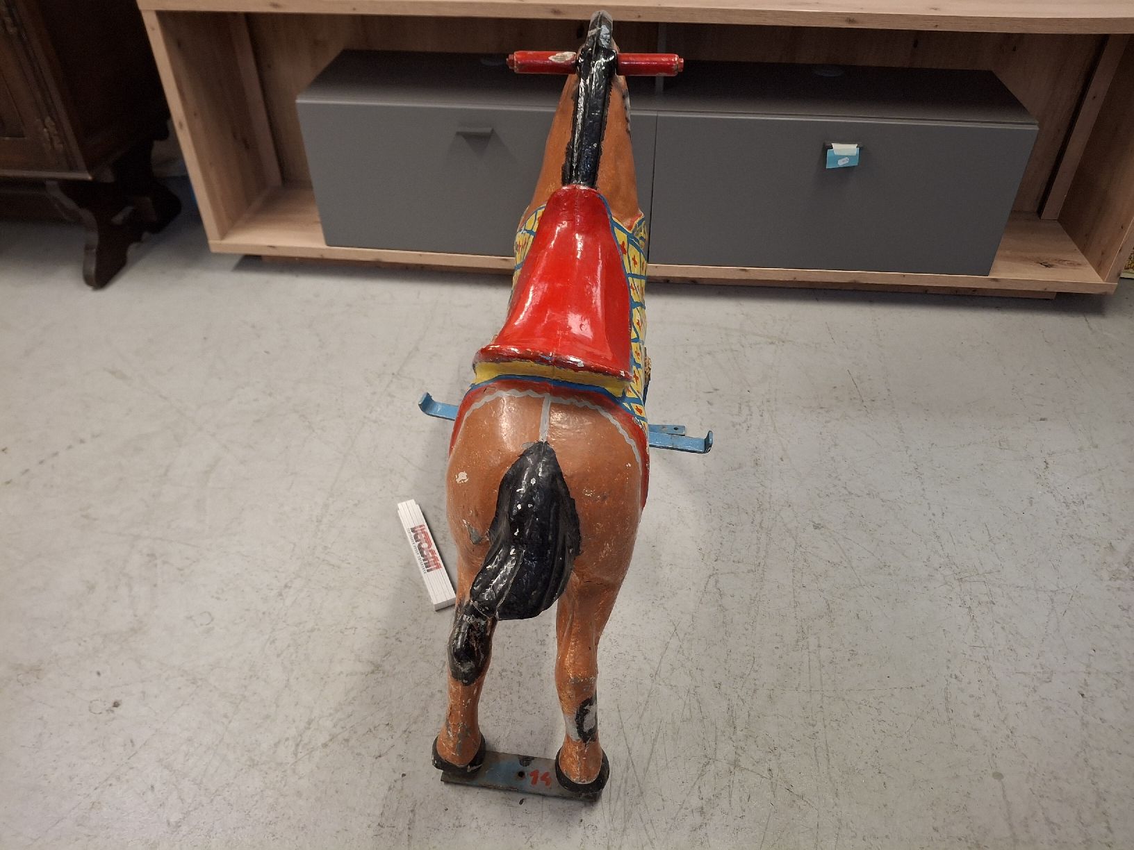 Sculture & Statue: Wunderschönes antikes Karusellpferd mit Stahlfuss – Usato da Fislisbach venduto da HurtiBrocki 7