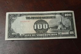 The Japanese Government 100 Pesos