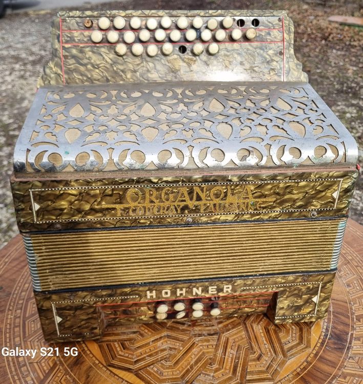 Diatonische Hohner Örgeli Organola F. Coderay Lausanne antik | Kaufen ...