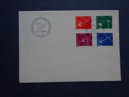 1952 Z-Nr. 309 - 312 FDC Adresslos