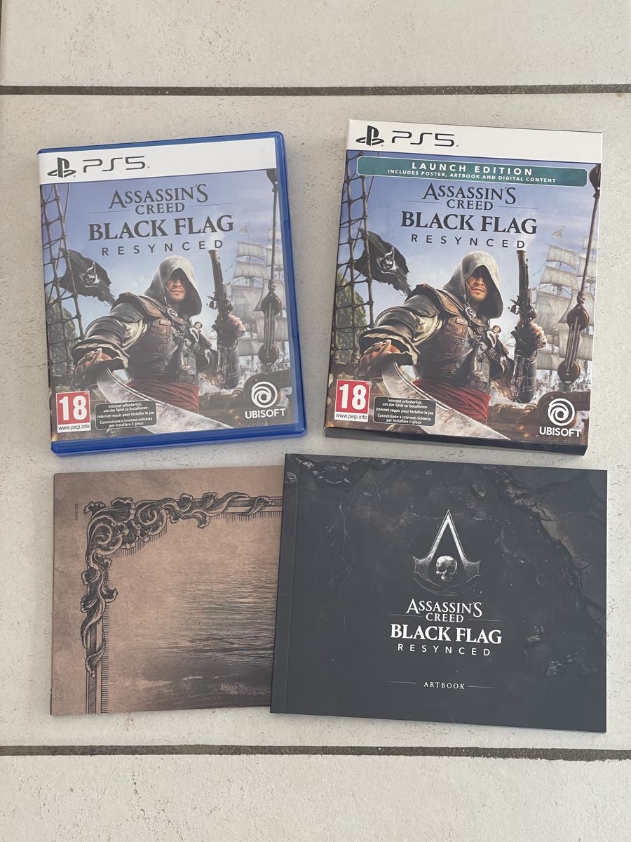 Giochi: PS5 Assassin's Creed Black Flag Launch Edition Artbook – Usato da Nunningen venduto da HTH70