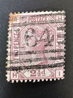 England - 1876 Queen Victoria 2 1/2p Platte 14 Mi Nr 47