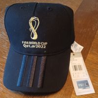 NWT Adidas FIFA WM 2022 Qatar Cap Fussballkappe Neu Original