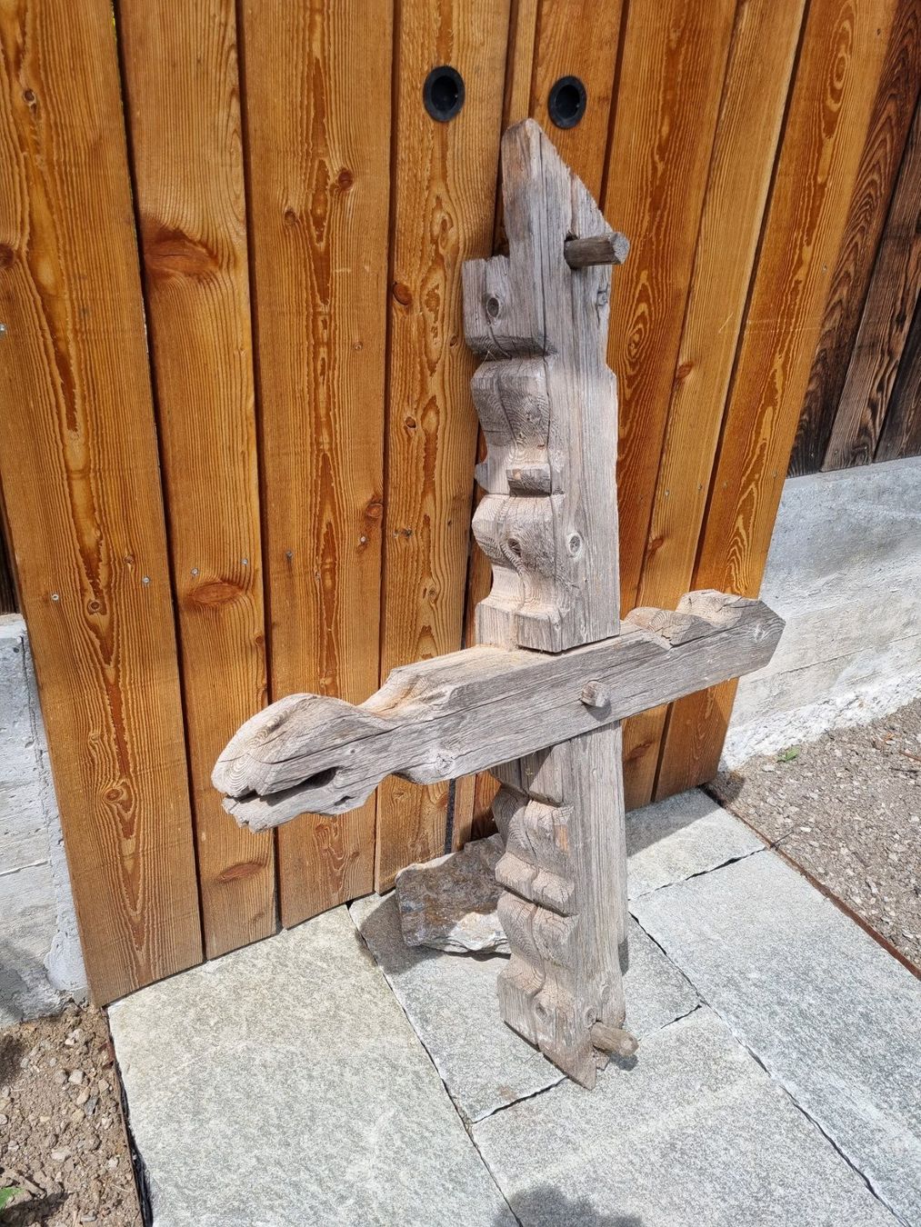 Holzartikel: Balken- Kreuz alt, originelles Teil – Gebraucht aus Fürstenaubruck von PizBeverin2018 3