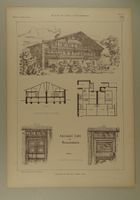ROSSINIÈRES MAISON DE FERME, VAUD, DIROGRAPHIE UM 1910
