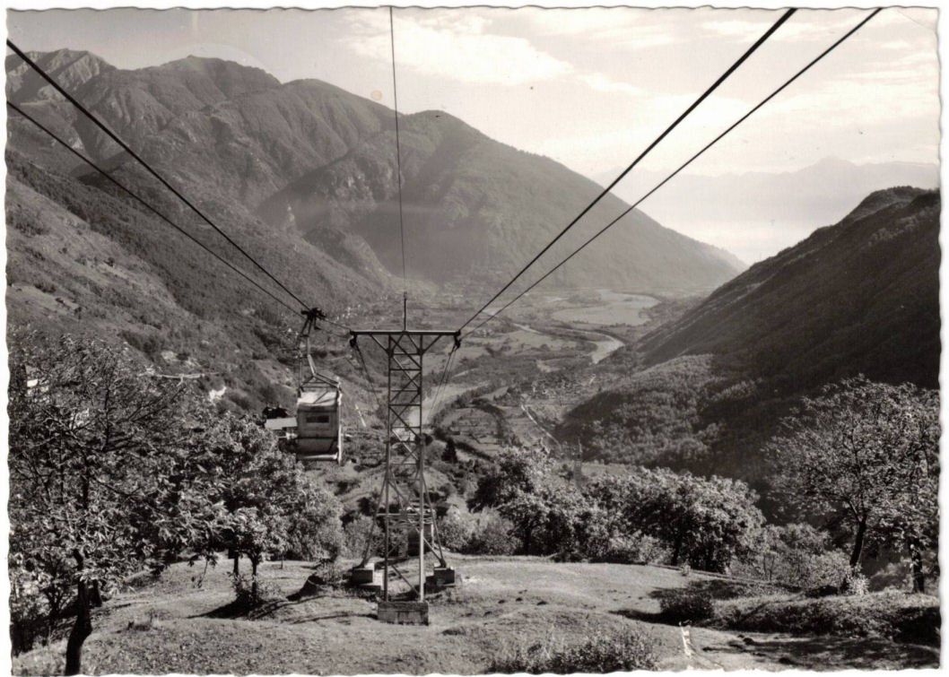 Ansichtskarten: Intragna - Luftseilbahn Intragna--Costa – Gebraucht aus Binningen von Mountainrider