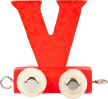 Buchstabenzug Wagen " V " bunt