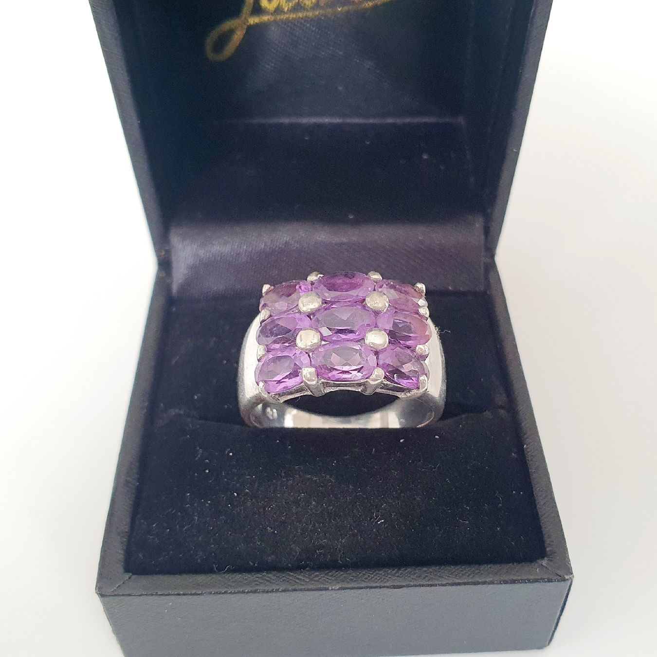 Anelli: Ring mit Amethysten in Silber 925, Gr 19,3 mm – Usato da Kreuzlingen venduto da Wunderkiste123 2