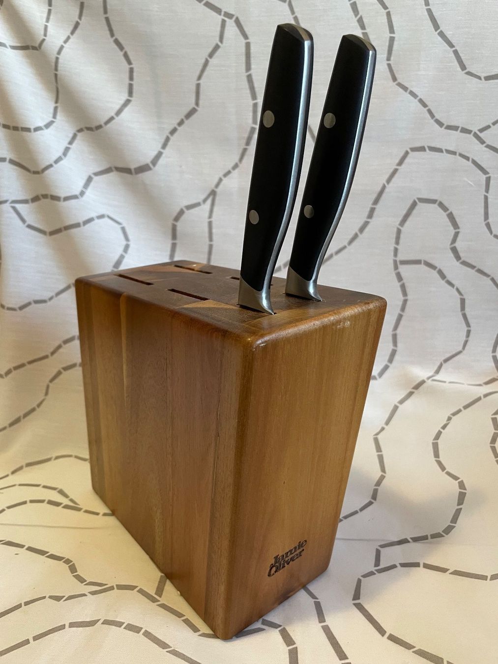 Messer: Messerblock "Jamie Oliver" mit 2 Steakmesser, Ab Fr. 1.-- – Gebraucht aus Rafz von stg101