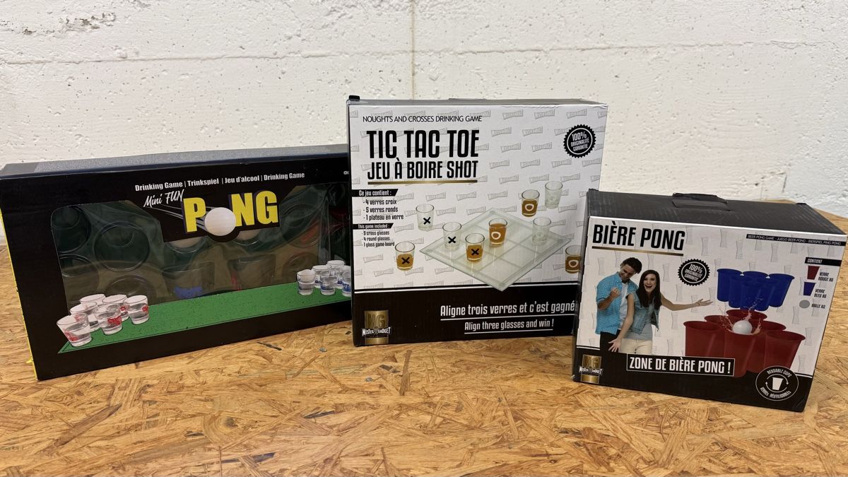 Giochi: Trinkspiel -Set, NEU – Nuovo e nell'imballaggio originale da Willisau venduto da Silvio1970c