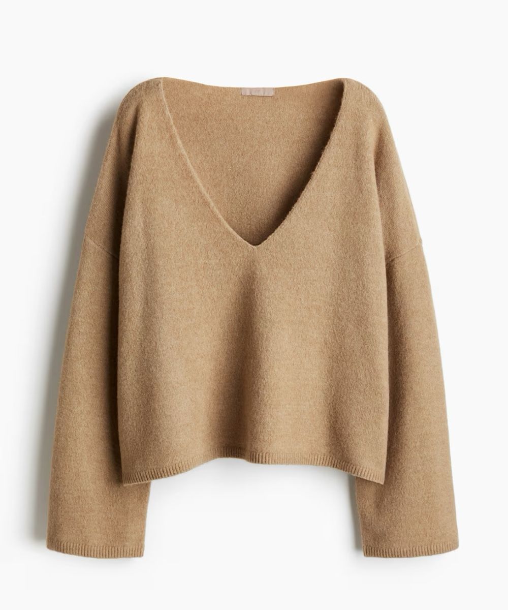H&M Lotti di vestiti: Strickpullover und Hose in hellbraun, Grösse M – Usato da Abtwil SG venduto da cat_yk29 4