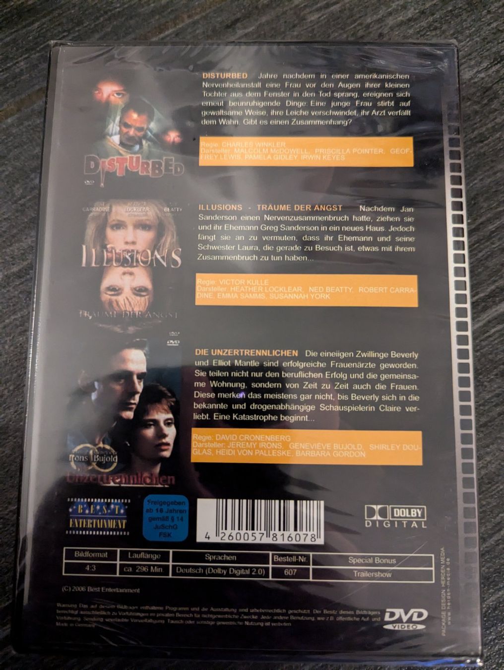 Alle DVDs: Psychothriller Collection DVD – Neu und originalverpackt aus Wangen ZH von Nadja056 1