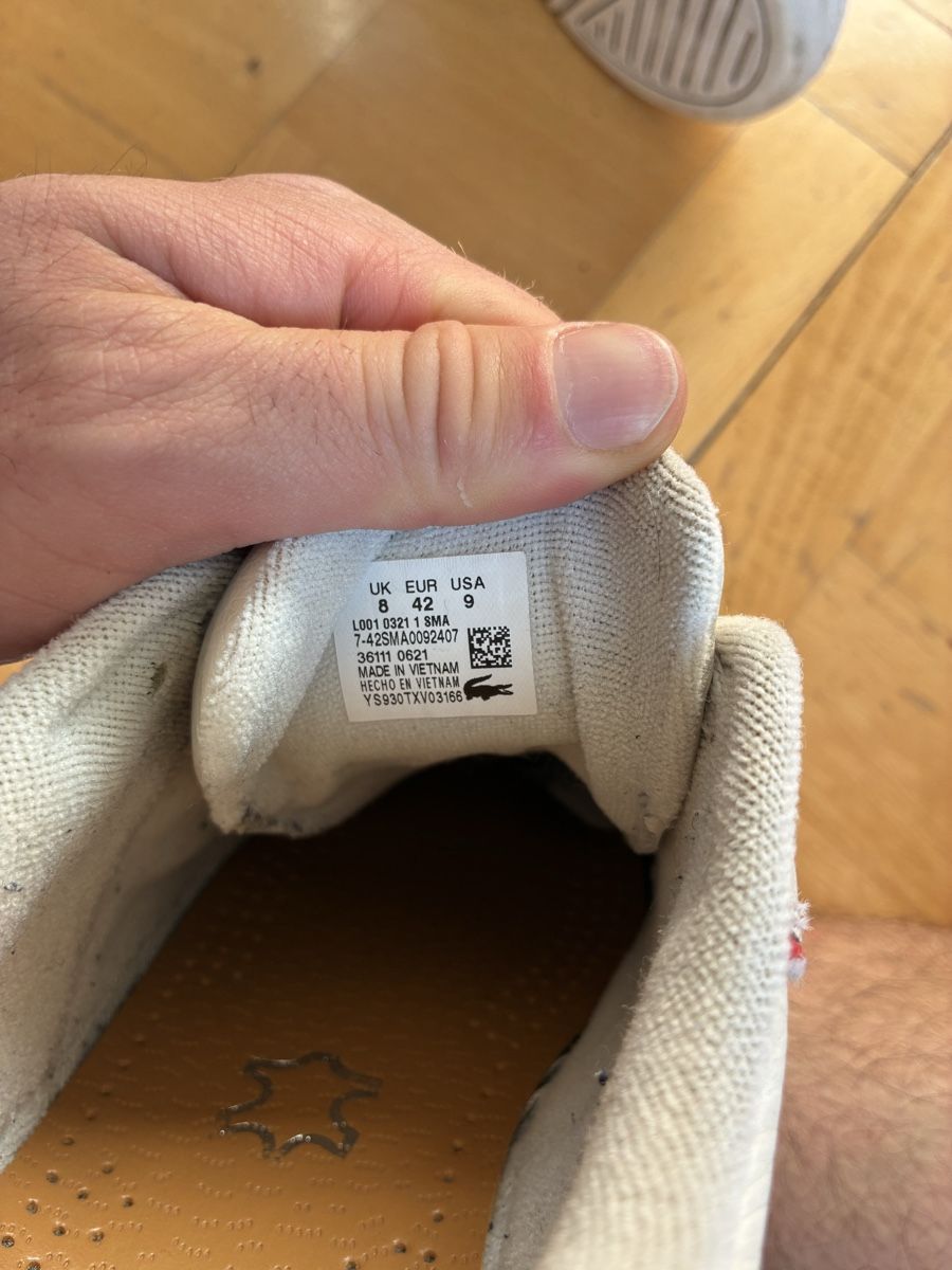 Lacoste Scarpe da uomo: Sneakr Lacoste Grösse 42 gebraucht – Usato da Zürich venduto da tho_dd2l 4
