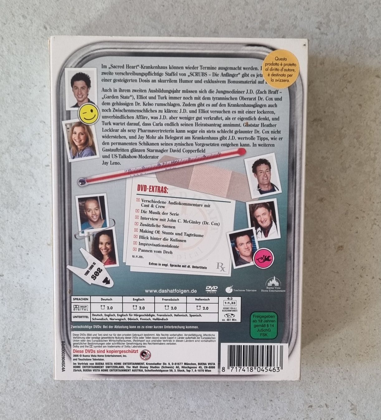 Tutti i DVDs: Scrubs - Die Anfänger - 2. Staffel – Usato da Champlan venduto da acr_kkd5 1