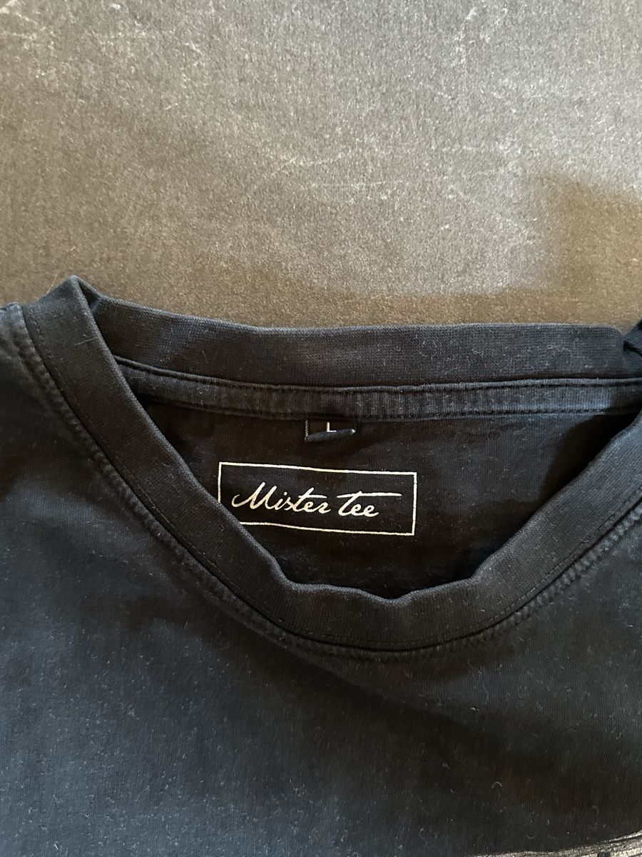 T-Shirts: T-shirt nera con stampa, size L, MR.TEE – Neu (gemäss Beschreibung) aus Losone von Gioelenalli_ 4
