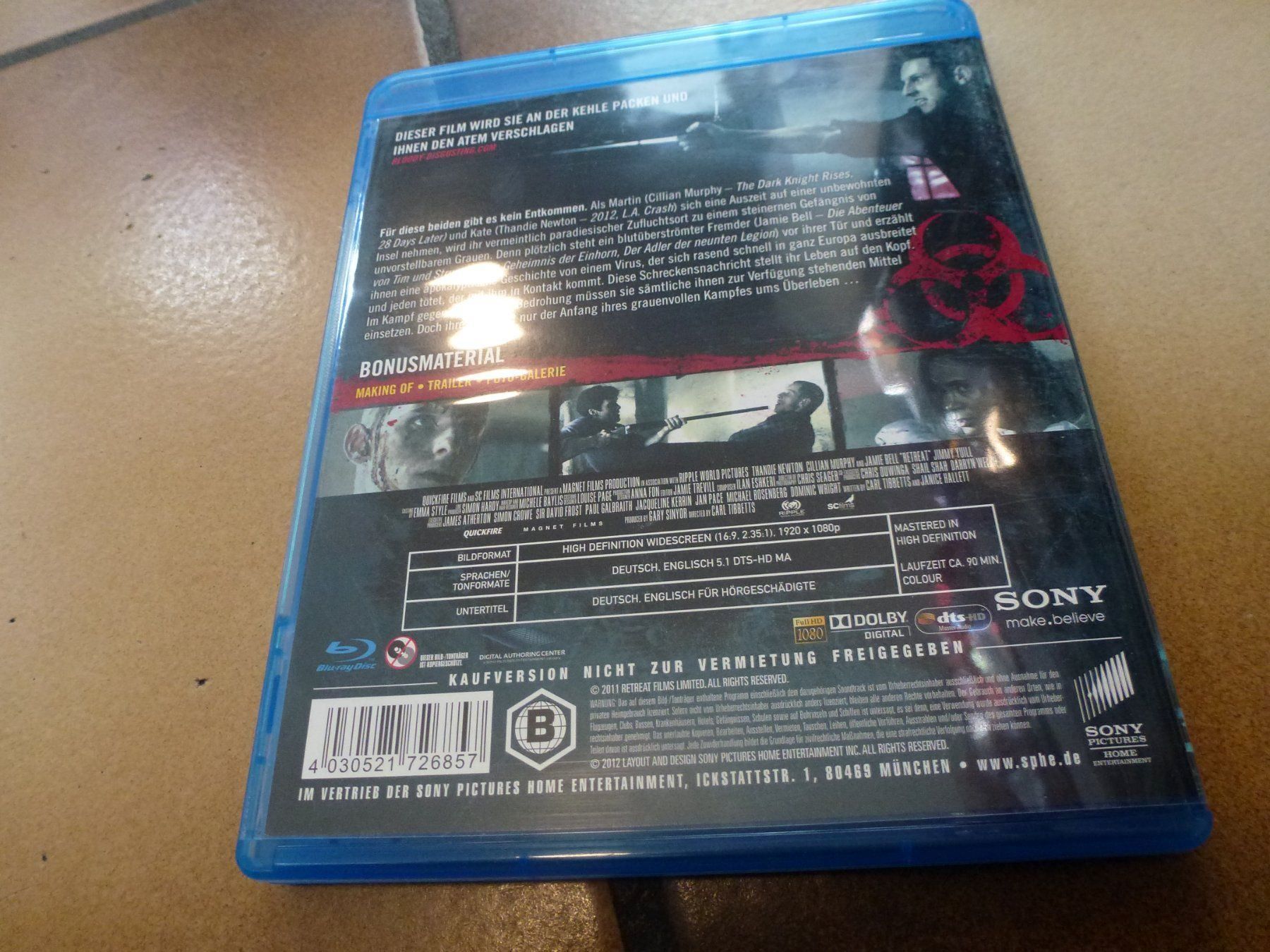 Tutti i DVDs: The Retreat BLU-RAY – Usato da Olten venduto da Disc-Verkauf 2