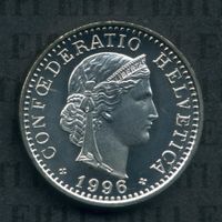CHF___0.20 1996 stgl * nigelnagelneu! 20 Rappen