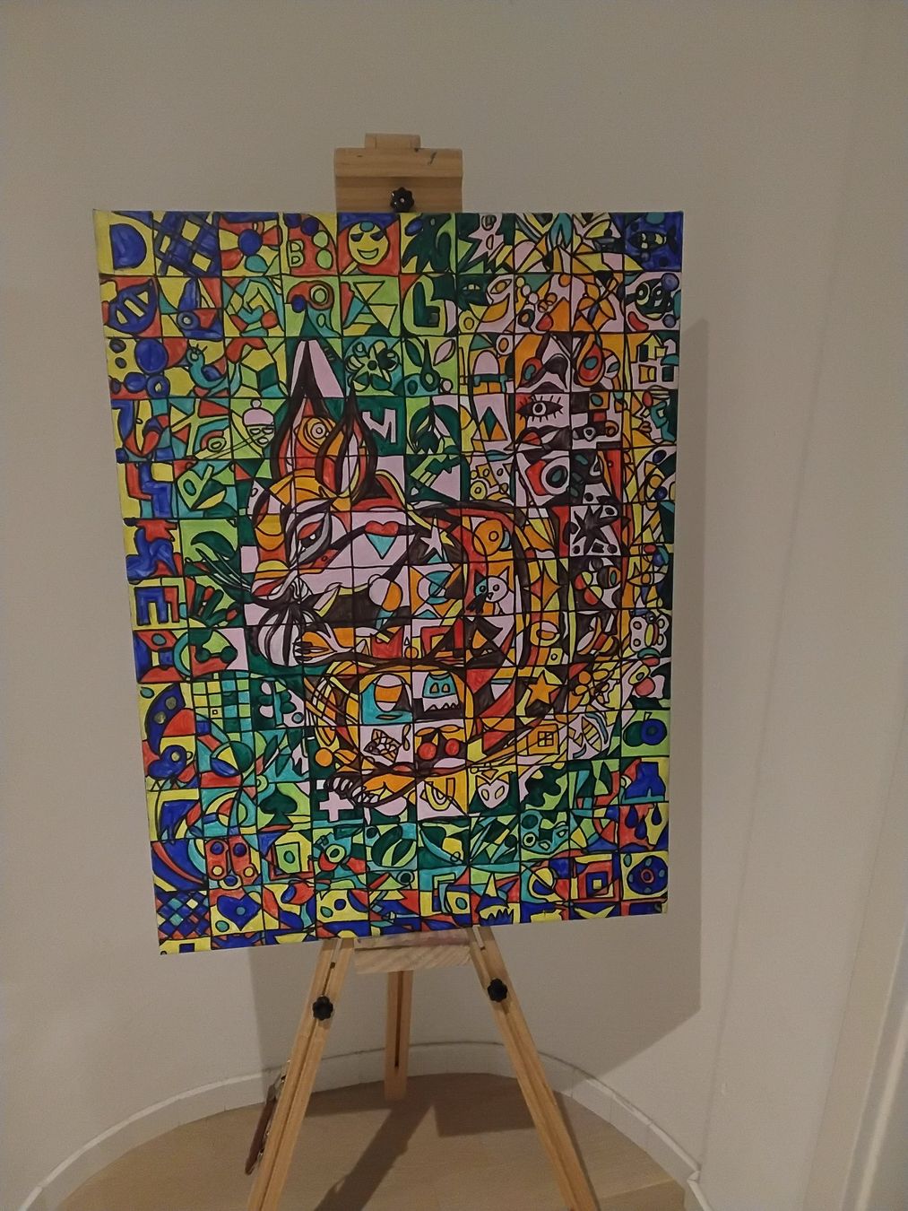 Dipinti: Acrylic Gemalde Eichhörnchen mit Nuss 60 cm x 80 cm – Nuovo (secondo la descrizione) da Bellikon venduto da MellonCollieMitTwint 2