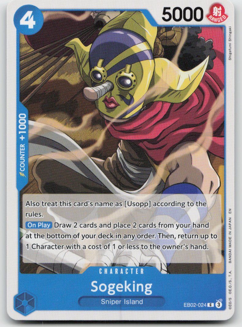 Bandai Carte collezionabili: One Piece Sogeking EB02-024 C – Usato da Lugano venduto da VlaseCard