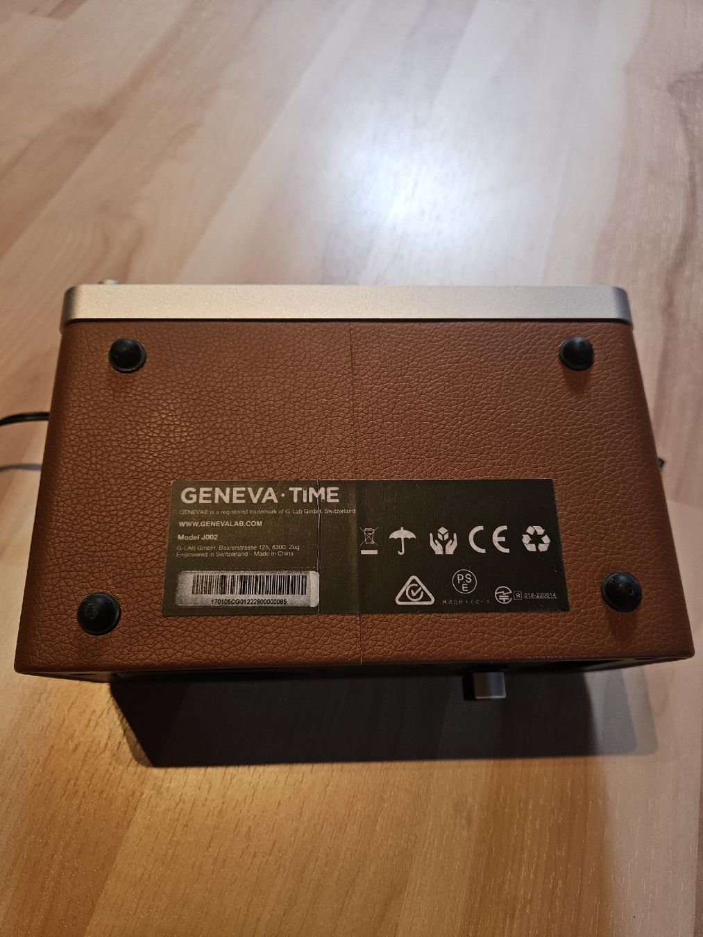 Sveglie: GENEVA TIME Wecker Modell J002 braun – Usato da Zofingen venduto da hoerbi91 2
