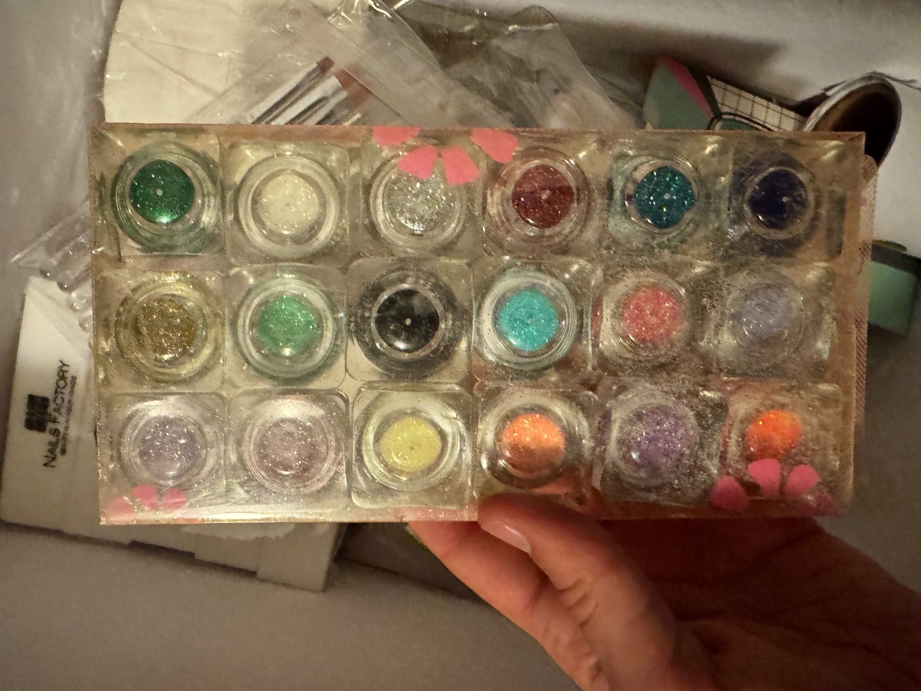 Unghie finte: Nageldesign Set: Farben, Cleaner, Pinsel – Usato da Zürich venduto da se.la 3
