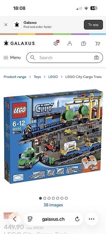 Giocattoli: Lego Zug – Usato da Aarburg venduto da Vagos 2