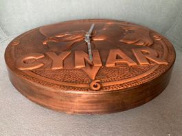 Cynar Wanduhr / Vintage / Werbeuhr / alte Reklame